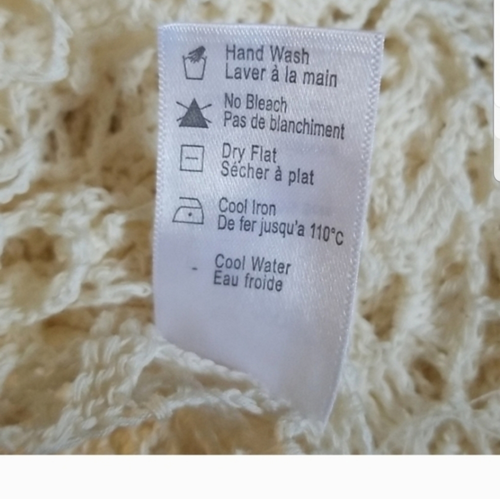 NWT L*Space Cody Crochet Summer Beach Swim Crop Top Coverup - Picture 11 of 12